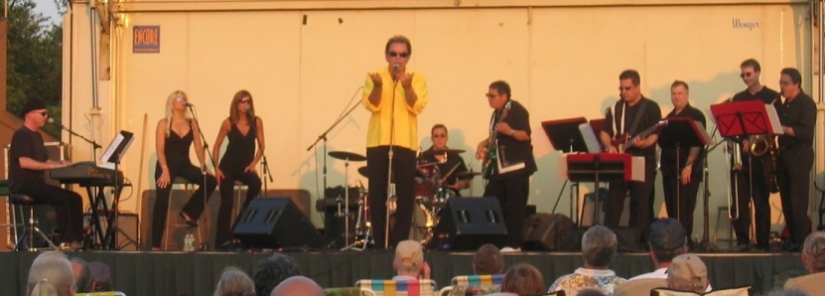 With Lou Christie at Deer Path Park